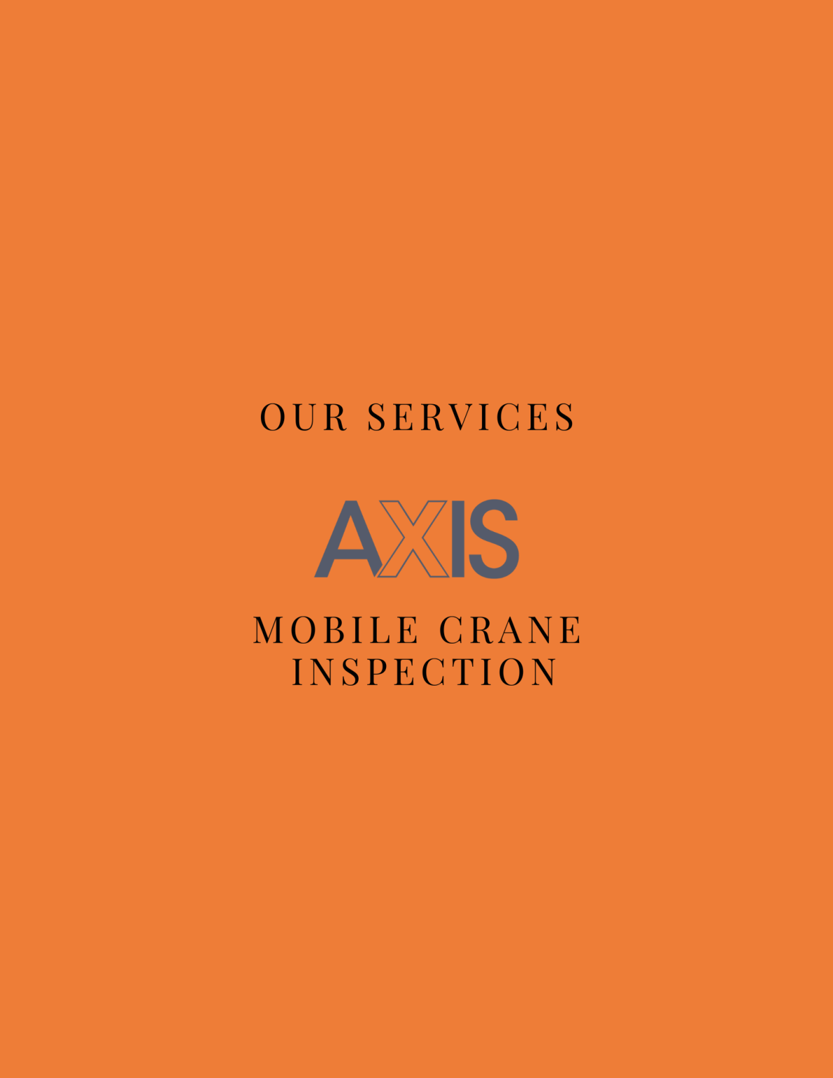 Mobile Crane Inspection - AXIS Inspection Group Ltd.